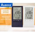 Aubess Indoor/Outdoor Thermometer Hygrometer Gauge Indicator Weather Station Automatic Electronic Temperature Humidity Monitor Clock. 