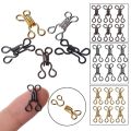 【Simple 3C】8Sets 11/14/16/18mm Mini Metal Buckle DIY Doll Belt Buckles Invisible for Doll Bags Clothes Accessories. 