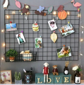 Grid Panel, Photo Wall Display, Metal Mesh Wall Decor, Multi functional Hanging Picture Wall, DIY, Art Display,. 