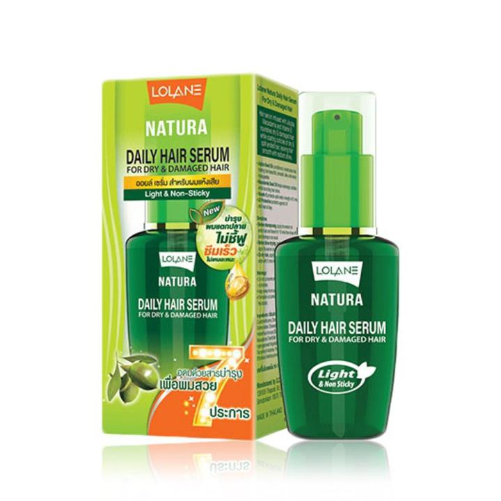 Lolane Natura Daily Hair Serum, For Dry & Damaged Hair, 50ml