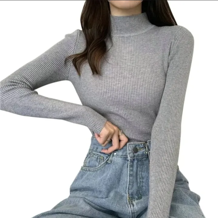 Slim%20Fit%20High%20Neck%20For%20Women%20&%20Girls%20-%20Winter%20Warm%20Long%20Sleeve%20Turtleneck%20Highneck%20For%20Ladies%20-%20Image%205