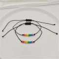 Bracelet Set for Women Men Boy Girl 2 Pieces Alloy Moon Sun Woven Couple. 