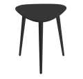 Coffee Table Black Triangle Side Table. 