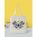 handmade customized tote beg acrylic painting and embroided. 