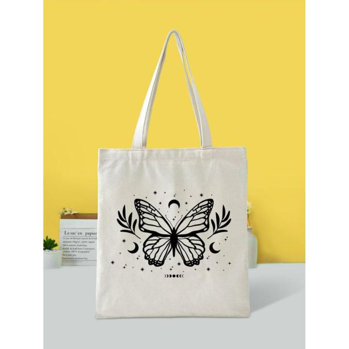 handmade customized tote beg acrylic painting and embroided