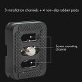 Quick Release Plate for Sirui Tripod with C-10,C-10X,E-10,E-20 Ball Heads and for 3T-35R/T005 Series Tripod Kits 4PCS. 