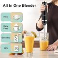 Hand Blender  4-in-1 Hand Blender With Food Chopper, Egg Whisk, 600ml Mixing Beaker, Electric Stick Blender with Two Speeds Turbo option - Stick blender Handheld Heavy Duty Copper Motor Good For Fruits, Vegetable, Nuts, Meat. 