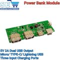 1A/2A 5V Single/Dual USB Power Bank Module 18650 Battery Charging Control Circuit. 