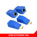 HDMI Extender 30M Extend HDMI by CAT5e Cat6 Cable Network With Original Box. 
