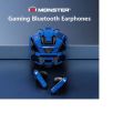 Lenovo MONSTER AIRMARS XKT09 True Wireless Gaming Earbuds - Blue. 