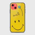 iPhone 13 Mini Cover - SkinLee HQ Infinity Glass Case (Soft) - Smiley face - SKINLEE-615-1-1017-728. 