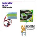 Eastern star 220 Watt Power Inverter - Dc To Ac/12v Dc To 220v Ac Mini ups. 