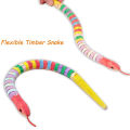10Pcs 12 Inch Unfinished Wooden Wiggly Snakes Jointed Flexible Snake. 