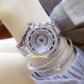 Bs Bee Sister Ladies Quartz Rhinestone Diamond Watch High-End Design (Only a Watch). 