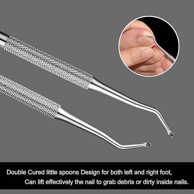 Stainless%20Steel%20Ingrown%20Toenail%20Removal%20Kit%20Pedicure%20Kit%20Ingrown%20Toenail%20File%20and%20Lifter,%20Familife%202pcs%20Ingrown%20Toenail%20Tool%20Double%20Sided%20with%20Storage%20Case%20Professional%20Ingrown%20Toenail%20Corrector%20100%25%20-%20Image%202