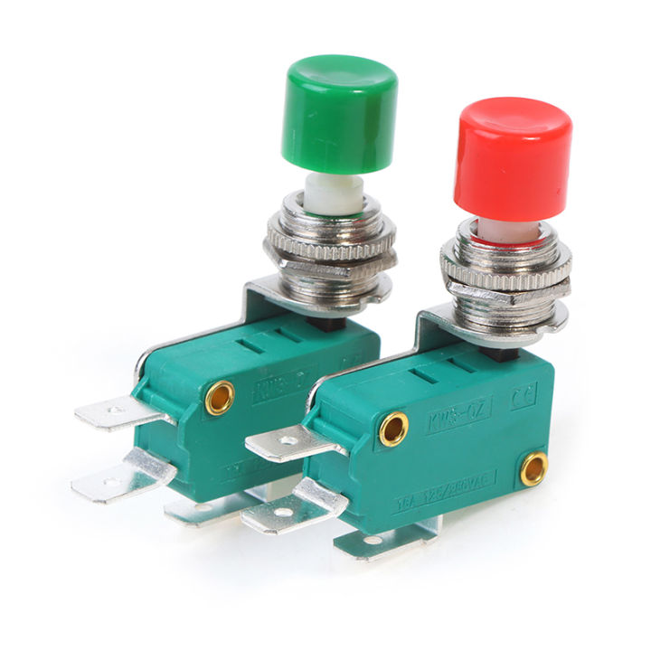 DS-438 Momentary Red /Green Push button Actuator Micro Limit Switch ...