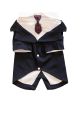 Pet suit dog dress tuxedo wedding pet dress two-piece tie set corgi chai. 