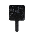 Heart Mirror Custom Logo Cute Small Portable Black White Pink Mirror Wholesale Bulk Makeup Compact Hand Mirror for Women. 