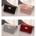 Square Bag Ladies Chain Bag Diagonal Cross Retro Shoulder Bag Fashion Handbag-black. 