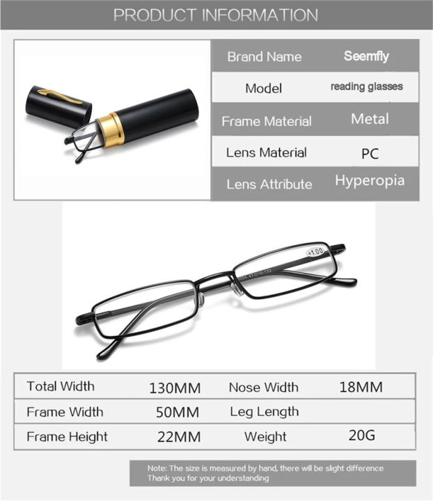Seemfly%20Reading%20Glasses%20With%20Pen%20Tube%20Case%20Men%20Women%20Ultralight%20Portable%20Computer%20HD%20Presbyopic%20Eyeglasses%20Diopter%20+1.0%20To%20+4.0%20-%20Image%206