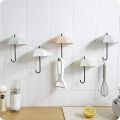 3-Piece Multicolor Umbrella Wall Hook Set - Key Holder, Decorative Storage. 