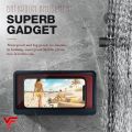 Bathroom Toilet Mobile Phone Holder Box Wall Mounted Soap Bracket 6.8 Inch Phone Storage Case Waterproof Shower Watching Holder Rain Proof Mobile Case Cell Phone Protect Box for Bath Room Magic Box. 