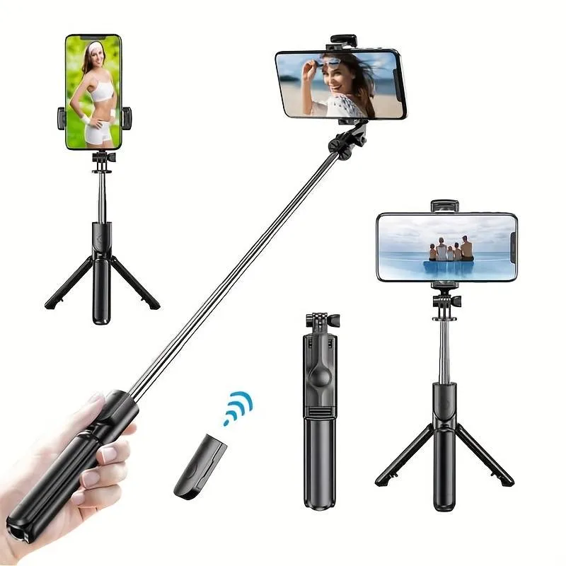 3in1 - 70cm R1 Wireless Selfie Stick Tripods with Light 3in1 - 70cm R1 Wireless Selfie Stick Tripods with Light