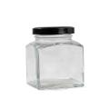 Set of 6 Glass Jars 200ml, Square Jars, Pantry Jars, Food Graded Glass, Mason Jars, Glass Jars for domestic and Commercial use, spice jars, honey jars, dessert jar. 