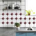 60Pcs Wood Grain Pattern Tile Sticker Self Adhesive Tiles Art Diagonal 3D Floor Sticker for Bathroom Kitchen Decor. 