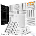 Acoustic Soundproofing 6/12/24 Pcs, Self-adhesive Broadband Wall Panels Wall Sticker, Soundproof Sponge Anti Noise Insulation. 