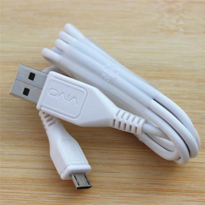 USB Fast Charging Cable & Android Data Cable, 1 Meter QC 3.0 Micro USB Android Phones – White
