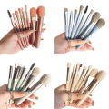 8 Pcs High Quality Mini Makeup Brush Set. 