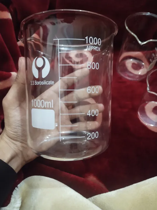 1%20pcs%20Glass%20Beaker%20100ml,%20250ml,%20500ml%201000ml%20Low%20Form%20Griffin,%20Borosilicate%203.3%20Glass,%20marking%20Scale,%20Graduated.%20Glass%20Beaker%201%20pcs%20High%20Quality,%20Laboratory%20use%20Random%20Company%20-%20Image%205