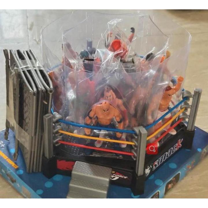 Wrestling Toys For Kids Wwe Action Figures Elite Wrestlers Warriors Toys Ring Realistic Accessories Fun Miniature