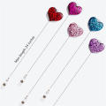 Diamond-encrusted Back Clip Accessory Competitor Links For Reference: Love-themed Badge Holder Diamond-encrusted Badge Clip Easy-to-pull Buckle For Badge Holder Rotating Back Clip For Badge Holder. 