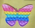 Push POP IT Fidget Spinner Silicon Toy-8 INCHES-Butterfly RAINBOW - big size. 