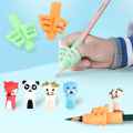Pack Of 3 Children Pencil Holder Tools Silicone Two Finger Pencil Grip. 