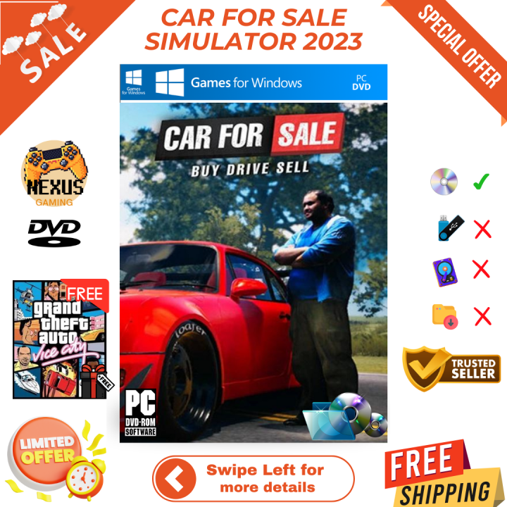 Car Fore Sale Simulator 2023 Game For PC / LEPTOPS in DVD - 100% Working game