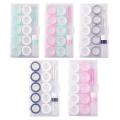 Bag Soak Lovely Storage Case Container Clear Small Portable Contact Lens Box. 