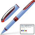Schneider One Hybrid N 0.3mm Rollerball Pen for Documents (Made in Germany) needle tip for pleasantly soft writing - for students and Office Workers - Schneider rollerball pen - Schneider pen - roller ball pen - Ballpoint pen - Ball pen - Best pen. 