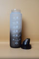 Gradient 1 Liter Sports Water Bottles Motivational Water Bottle with Time Marker Leak-proof BPA Free Drinking Water Bottle Fitness. (price for 1 piece). 
