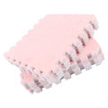 10Pcs Plush Foam Floor Mat Soft Thick Split Joint Interlocking Plush Foam Rug for Children Room Floor. 