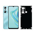 INFINIX HOT SERIES 0007 Black Sheet Anti-stain Wrap lamination Cover Full Covering 360 Hot 6 Pro,7 Pro,8,8 Lite,9,9 Play,10,10 Play,10i,10s,10s NFC,10T,11,11 Play,11s,12,12 Play,12i,20 Play,20i,30,30 Play,30i. 