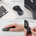 Wireless Mouse - Rechargeable 500 Mah Battery - Palm Grip - Mini Aluminum Alloy - Ultra Slim - Silent Click Mice – Scroll Wheel - Long Range Wireless Mouse - Chargeable Mouse - For PC, Laptop. 