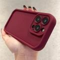 Case For Iphone 6 6S 7 8 Plus 15 14 13 11 12 Mini Pro Max X XS XR Phone Case Wine Red Matte Soft Anti-Knock Plain Cover Cute Candy Color High Quality Bumper Cartoon. 