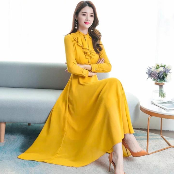 LONG KOREN MEXI FROCK FOR WOMEN