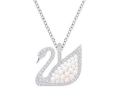 [ New ] Shijia High Version Swan Necklace with Swarovski Plain Women Crystal Smart Clavicle Chain. 
