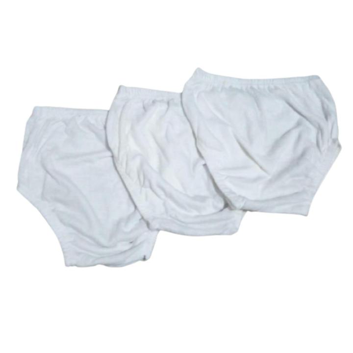 (Pack Of 6 ) White Nicker diaper Cover Panties Underwear for Kids Best Quality
