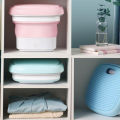 Portable Mini Folding Washing Machine, travel camping washing machine,Magic Foldable Small Clothes Washing Machine Washer Laundry Tub Wash Machine for Travelling.. 