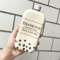 100 Packs Thank You Drink Bottle Sticker Transparent Self-Adhesive Baking Sticker Label. 
